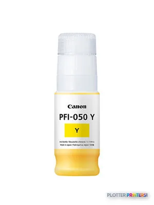 Canon PFI-050 Yellow Ink Cartridge, 70 ml (5701C001)