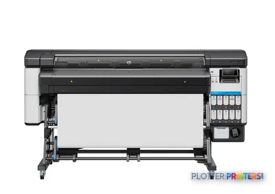 HP Latex 630 W Printer front-center view showing black and white large-format printer with control panel