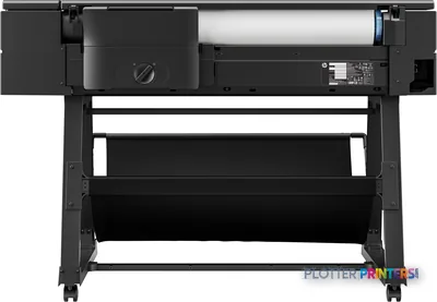 HP DesignJet T850 36-in multifunction printer product image showing front view with paper roll loaded