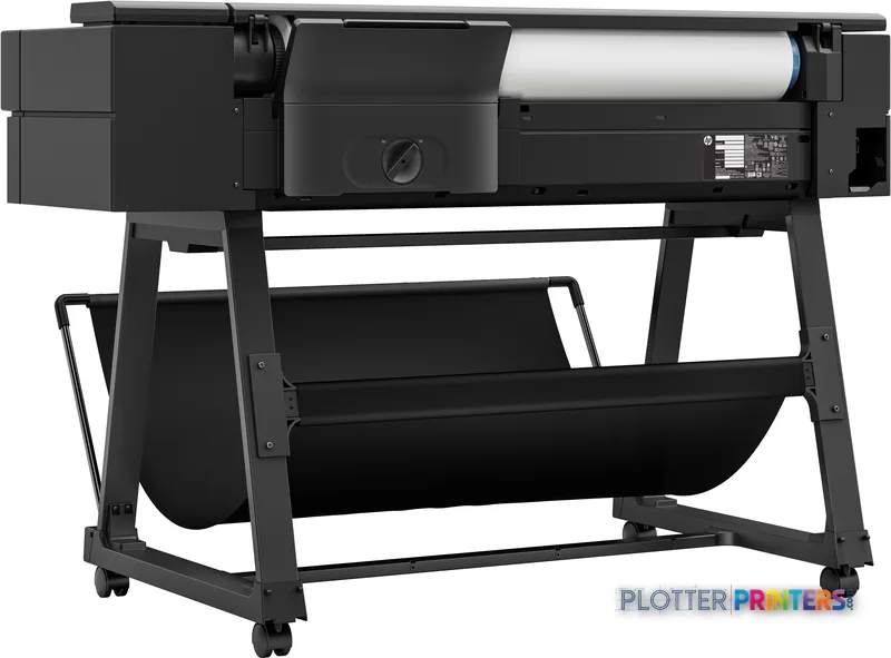 HP DesignJet T850 36-in multifunction printer product image showing front view with roll feed and output tray