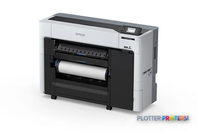 Epson SureColor P6570E large-format printer product image showing white and black inkjet printer with roll feed