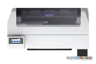 Epson SCF570LA large-format printer product image showing white and black dye-sublimation printer with open top feed and con…