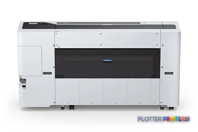 Epson SureColor T7770DM large-format printer product image showing front view with white and black chassis