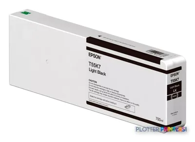 Epson Singlepack Light Black T55K700 UltraChrome HDX/HD 700ml