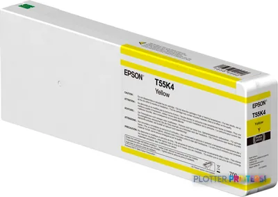 Epson Singlepack Yellow T55K400 UltraChrome HDX/HD 700ml