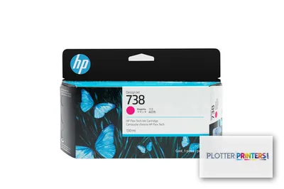 HP 738 130-ml Magenta DesignJet Ink Cartridge