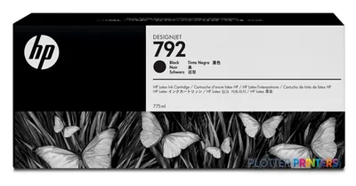 HP 792 Black Latex Ink Cartridge, 775 ml (CN705A)