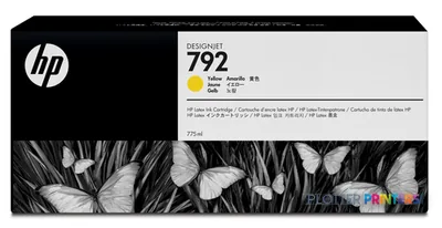 HP 792 Yellow Latex Ink Cartridge, 775 ml (CN708A)
