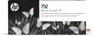 HP 792 Cyan Latex Ink Cartridge, 775 ml (CN709A)