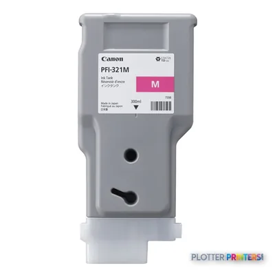 Canon PFI-321 Magenta Ink Cartridge, 300 ml (6269C001)