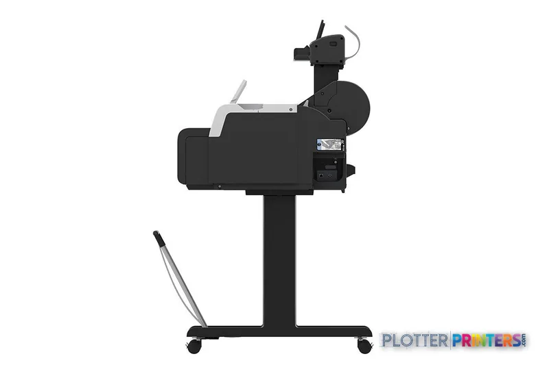 Canon imagePROGRAF TM-240 Lm MFP large format printer product image showing black and grey inkjet device on stand