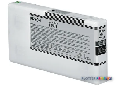 Epson T6538 Matte Black Ink Cartridge (200ml)