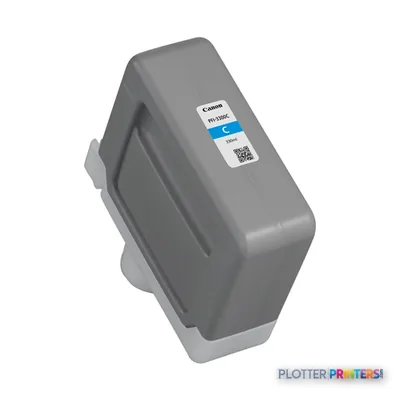 Canon PFI-3300C Cyan Ink Cartridge, 330 ml (6434C001)