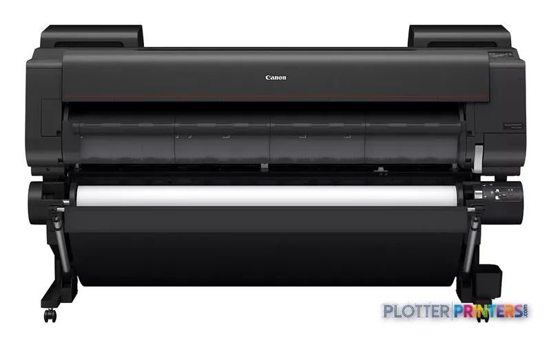 Canon imagePROGRAF PRO-6600 large format printer product image, black wide-format device with paper feed system