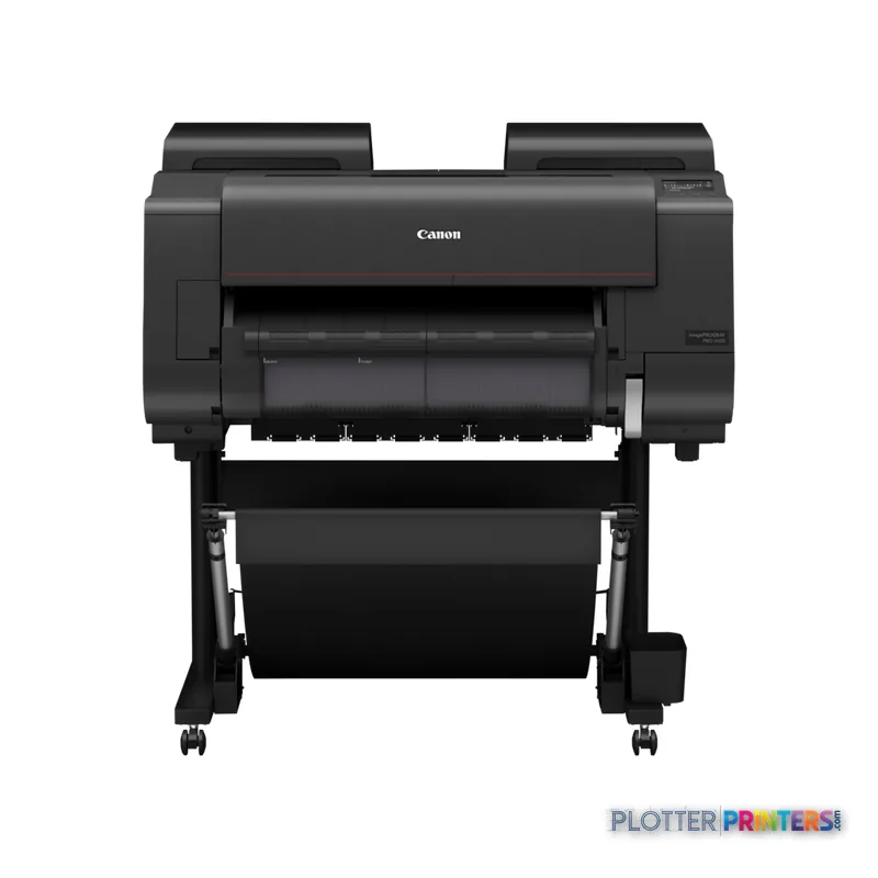 Canon imagePROGRAF PRO-2600 large format printer product image, black Bubblejet printer on stand