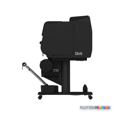 Canon imagePROGRAF PRO-4600 large format printer product image showing black printer unit on stand