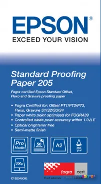Epson Standard Proofing Paper, DIN A2, 205g/m², 50 Sheets