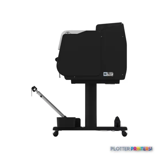 Canon imagePROGRAF TX-3200 large format printer product image showing front view with black housing and stand