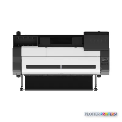 Canon imagePROGRAF TX-4200 large format printer product image showing black and white inkjet printer with front feed tray