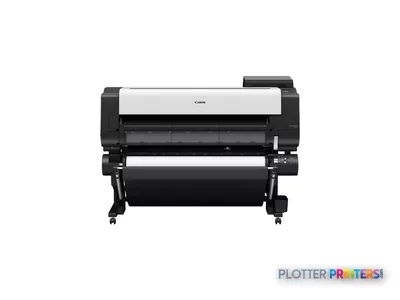 Canon imagePROGRAF TX-4200 large format printer product image showing black and white inkjet printer with roll feed