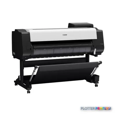 Canon imagePROGRAF TX-4200 large format printer product image showing white and black inkjet printer on stand