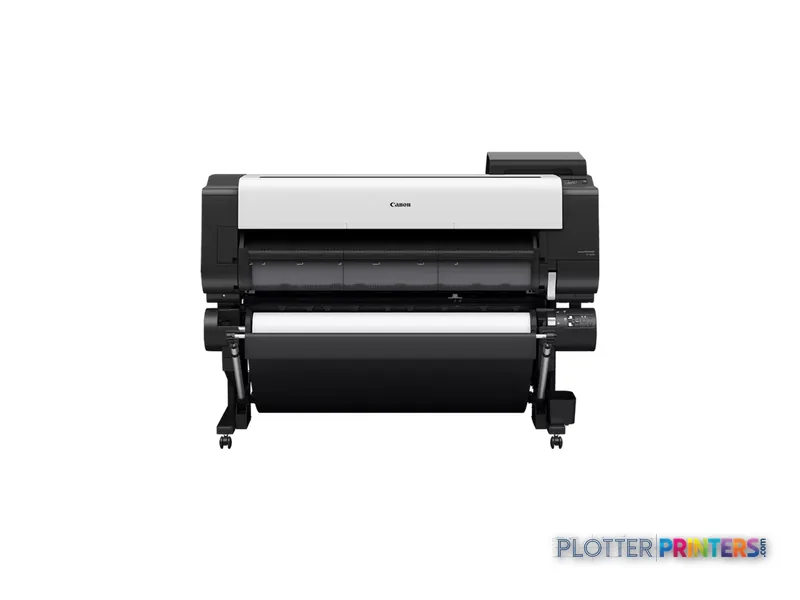 Canon imagePROGRAF TX-4200 large format printer product image showing black and white inkjet printer with roll feed
