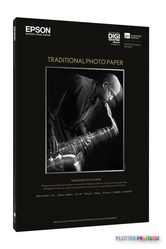 Epson Traditional Photo Paper, DIN A2, 325g/m², 25 Sheets