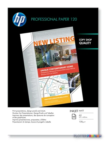 HP Q6593A printing paper A4 (210x297 mm) Matte 200 sheets White