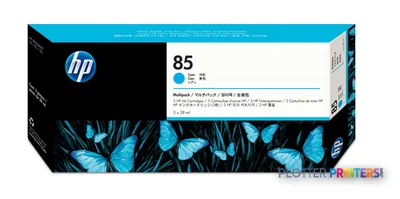 HP 85 ink cartridge 3 pc(s) Original Cyan