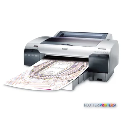 Epson Stylus Pro 4450 Photo Black Edition large-format printer with architectural map output
