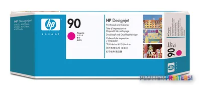 HP 90 Magenta DesignJet Printhead and Printhead Cleaner