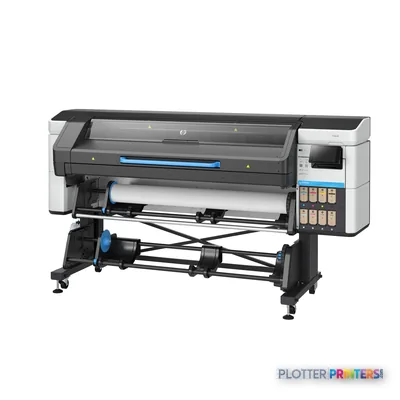 HP LATEX 730 PRINTER 64IN product detail view showing the full large-format printer with white media roll loaded