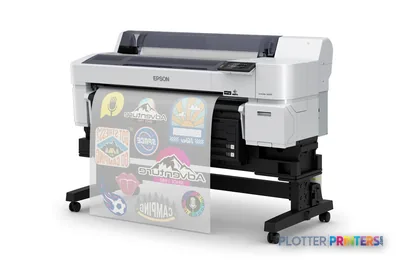 Epson SCG6070SE large-format printer product image showing white and black printer with media output