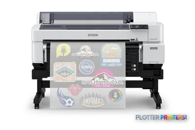 Epson SCG6070SE large-format printer product image showing white printer with colorful dye-sublimation prints