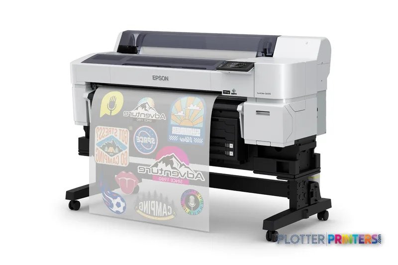 Epson SCG6070SE large-format printer product image showing white and black printer with media output