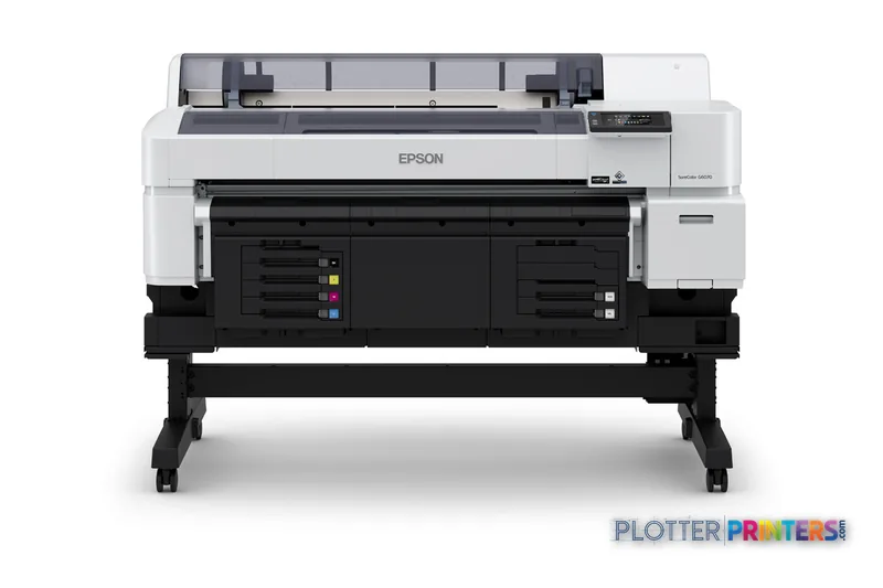 Epson SCG6070SE large-format printer product image showing white and black dye-sublimation printer on stand