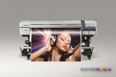 Epson SureColor SC-S50600 (4C) large-format printer with vibrant color photo output displayed