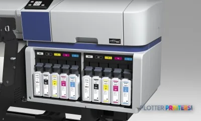 Epson SureColor SC-S50600 (4C) large-format printer product image showing front view with ink cartridges displayed