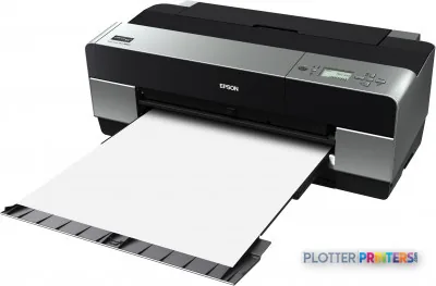 Epson Stylus Pro3880 Mirage Edition large-format printer with white paper output tray extended