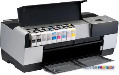 Epson Stylus Pro3880 Mirage Edition large-format printer product image showing front view with open ink cartridge bay and pa…