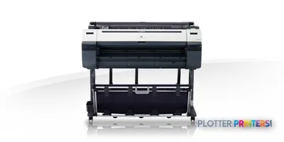 Canon imagePROGRAF iPF760 large format printer product image showing front view with open paper tray