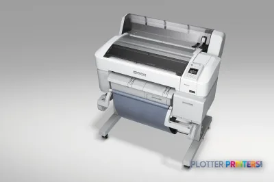 Epson SureColor SC-T3000 POS large-format printer product image showing grey and white inkjet printer with open paper feed t…