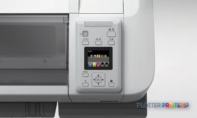 Epson SureColor SC-T3000 POS product image showing grey printer with control panel and display screen