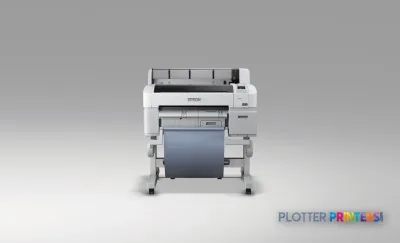 Epson SureColor SC-T3000 POS large-format printer product image, front view showing grey and white chassis with paper feed t…