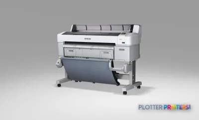 Epson SureColor SC-T5000 POS large-format printer product image showing grey and white inkjet printer with roll feed