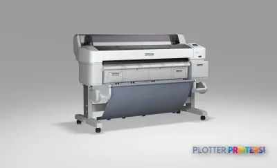Epson SureColor SC-T7000 POS large-format printer shown from front angle with grey and white body