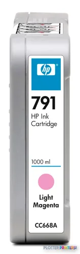 HP 791 Light Magenta Ink Cartridge, 1000 ml (CC668A)