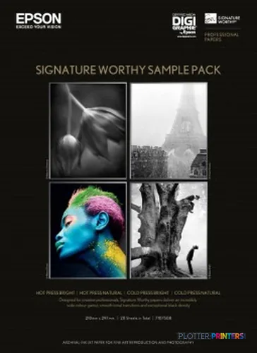 Epson Signature Worthy Sample pack, A4 size, 20 sheets