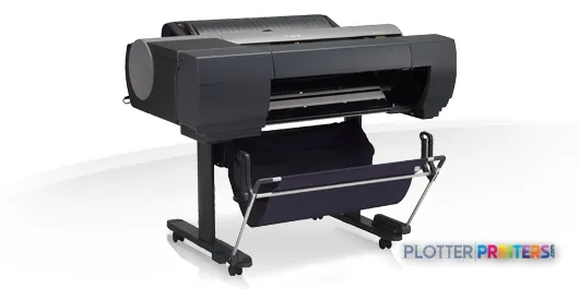 Canon imagePROGRAF iPF6450 large format printer product image showing front view with open paper tray