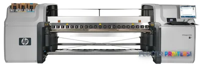 HP DesignJet L65500 Printer product image showing front view with ink cartridges and control panel
